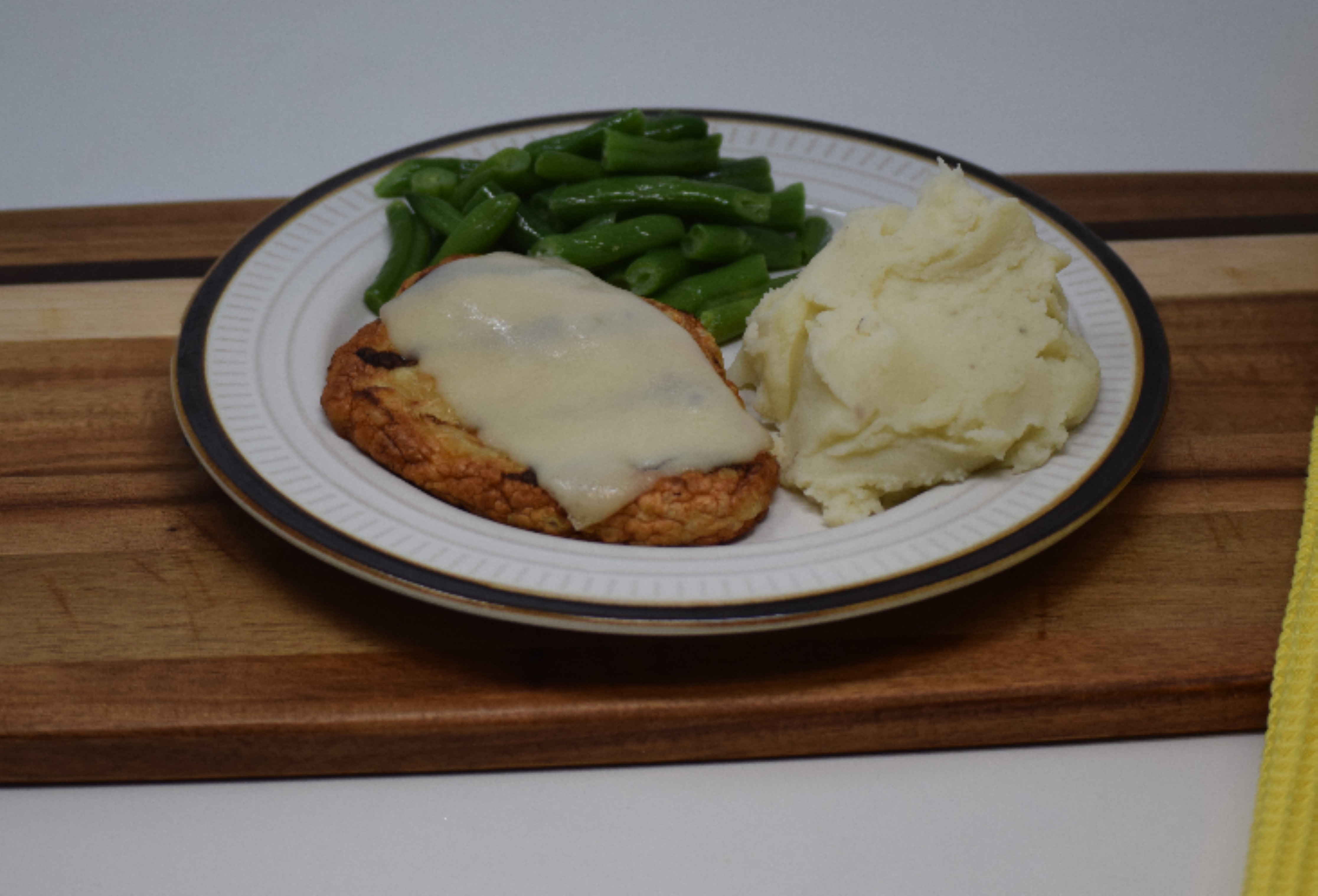 #14 - Chicken N’ Swiss, Redskin Mashed Potatoes, Green Beans