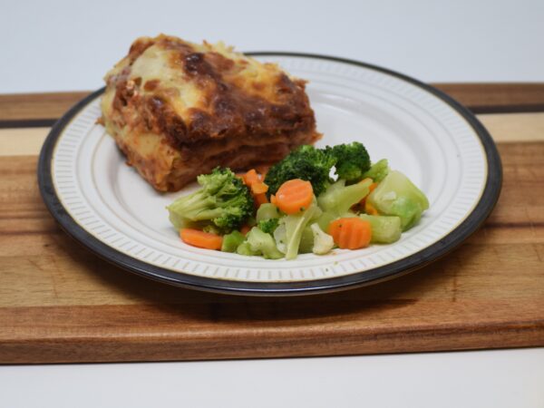 #10 - Lasagna, California Blend Vegetables