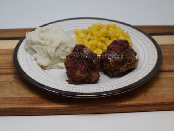 #09 - Meatloaf Dinner, Mashed Potatoes, Corn