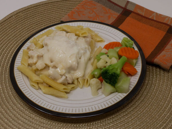 #17 - Chicken Alfredo, California Blend Vegetables