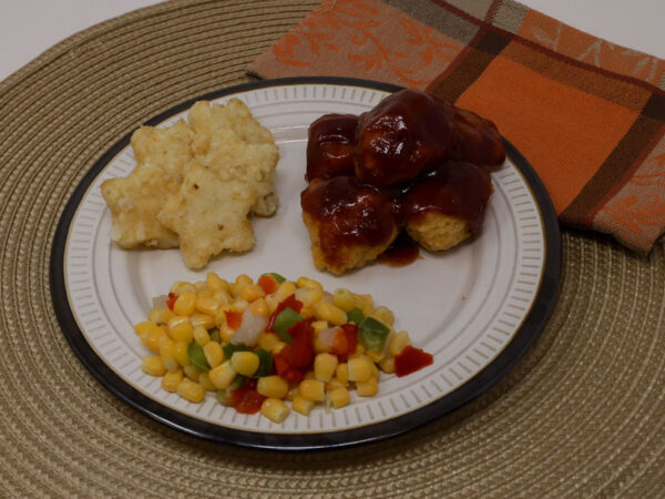 #20 - BBQ Boneless Wings, Potato Stars, Chuckwagon Corn