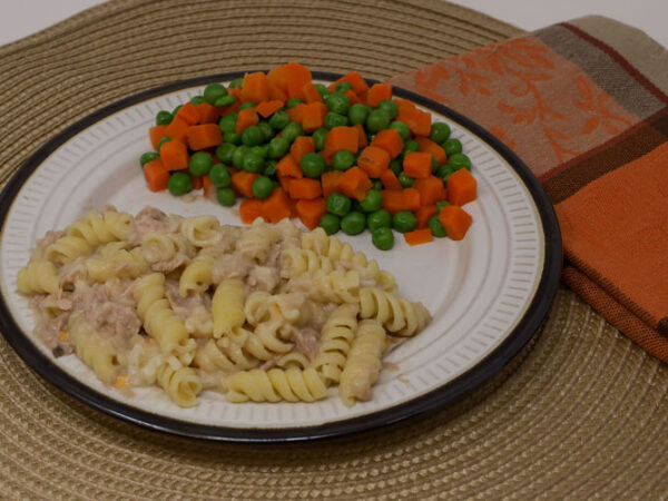 #10 - Tuna Noodle Casserole, Peas & Carrots