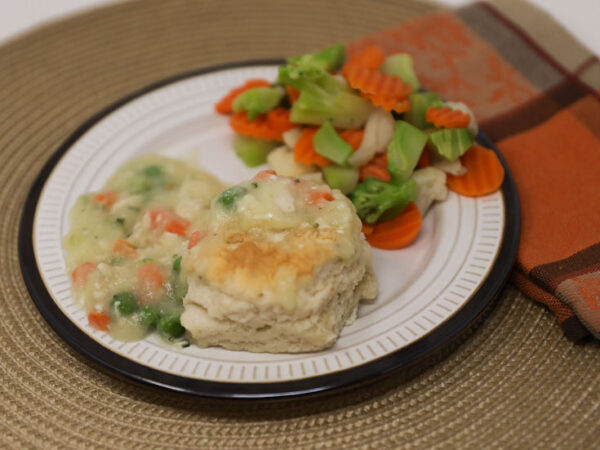 #19 - Chicken and Biscuit, California Blend Vegetables