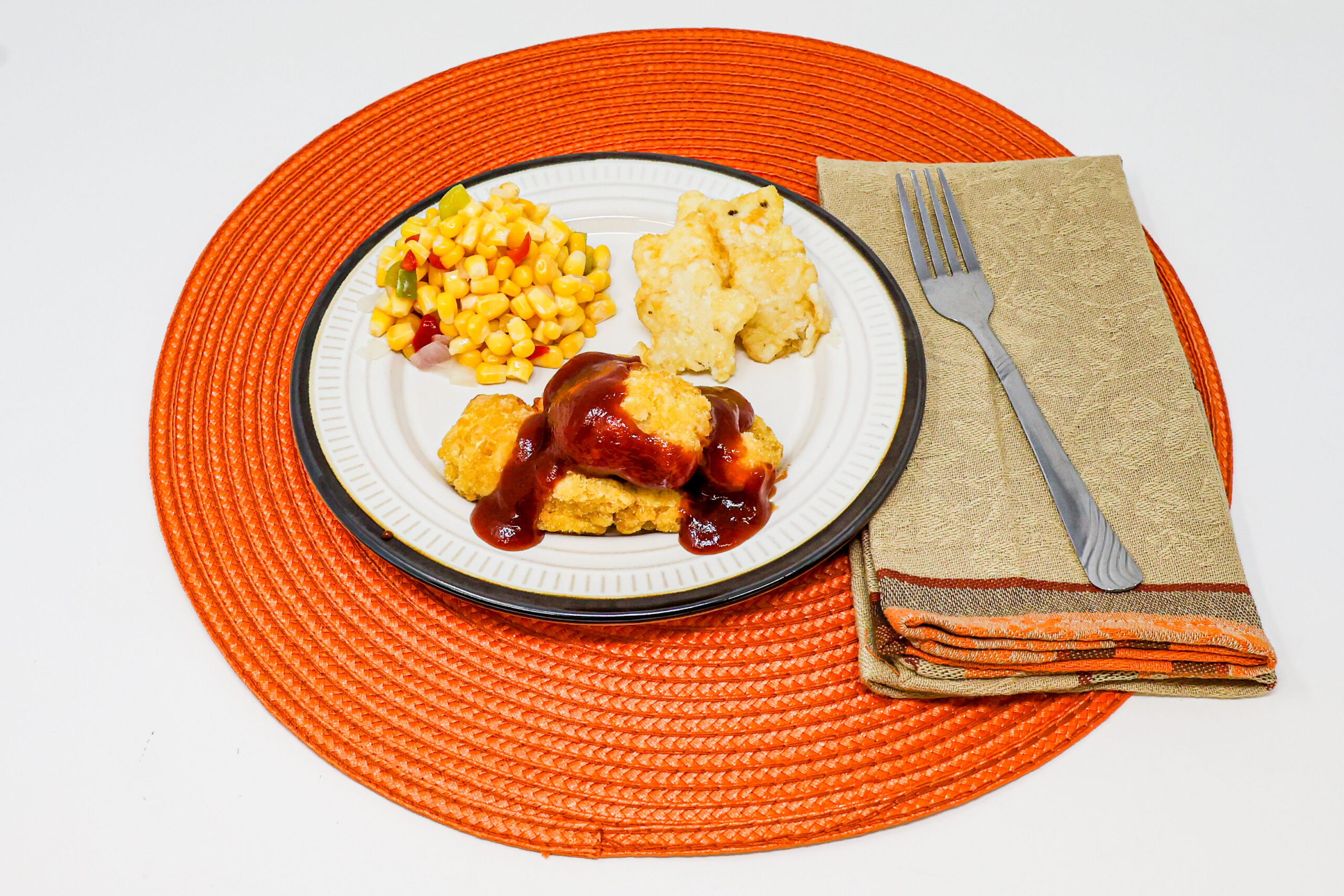 #20 - BBQ Boneless Wings, Potato Stars, Chuckwagon Corn