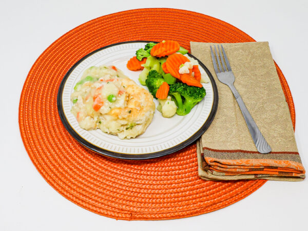 #19 - Chicken and Biscuit, California Blend Vegetables