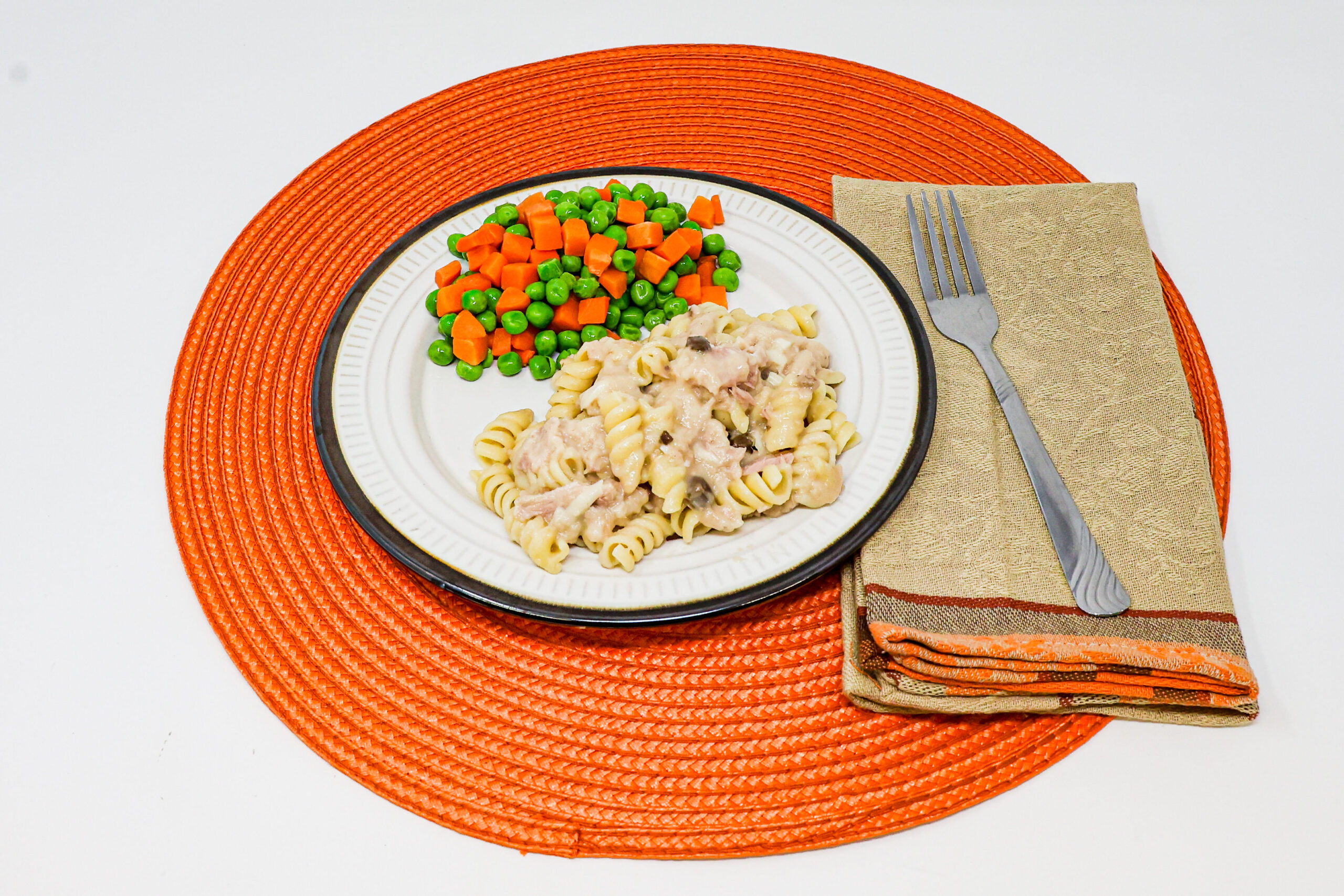 #10 - Tuna Noodle Casserole, Peas & Carrots