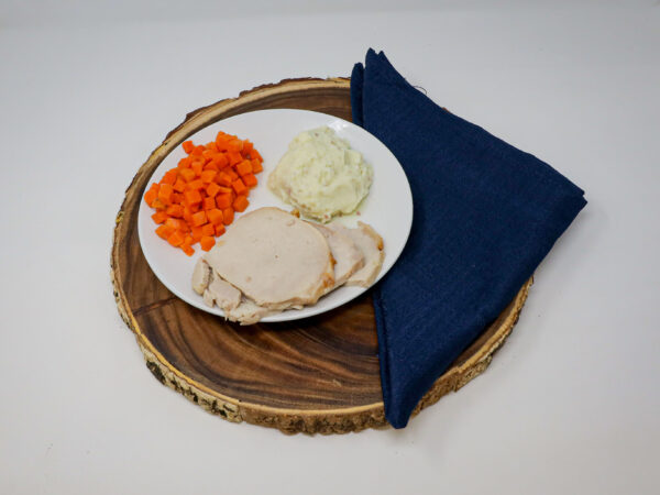#12 - Pork Loin, Mashed Redskin Potatoes, Diced Carrots