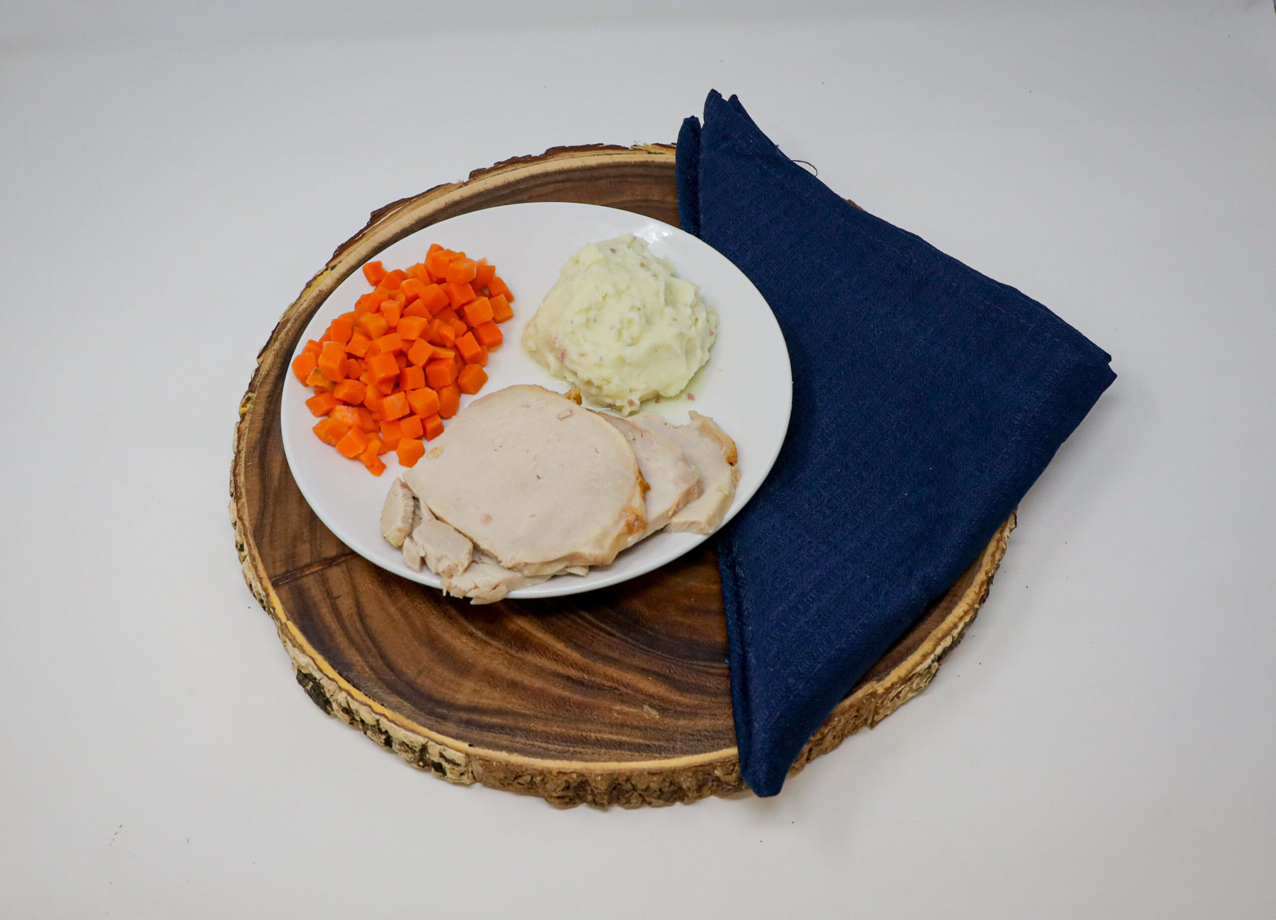 #12 - Pork Loin, Mashed Redskin Potatoes, Diced Carrots