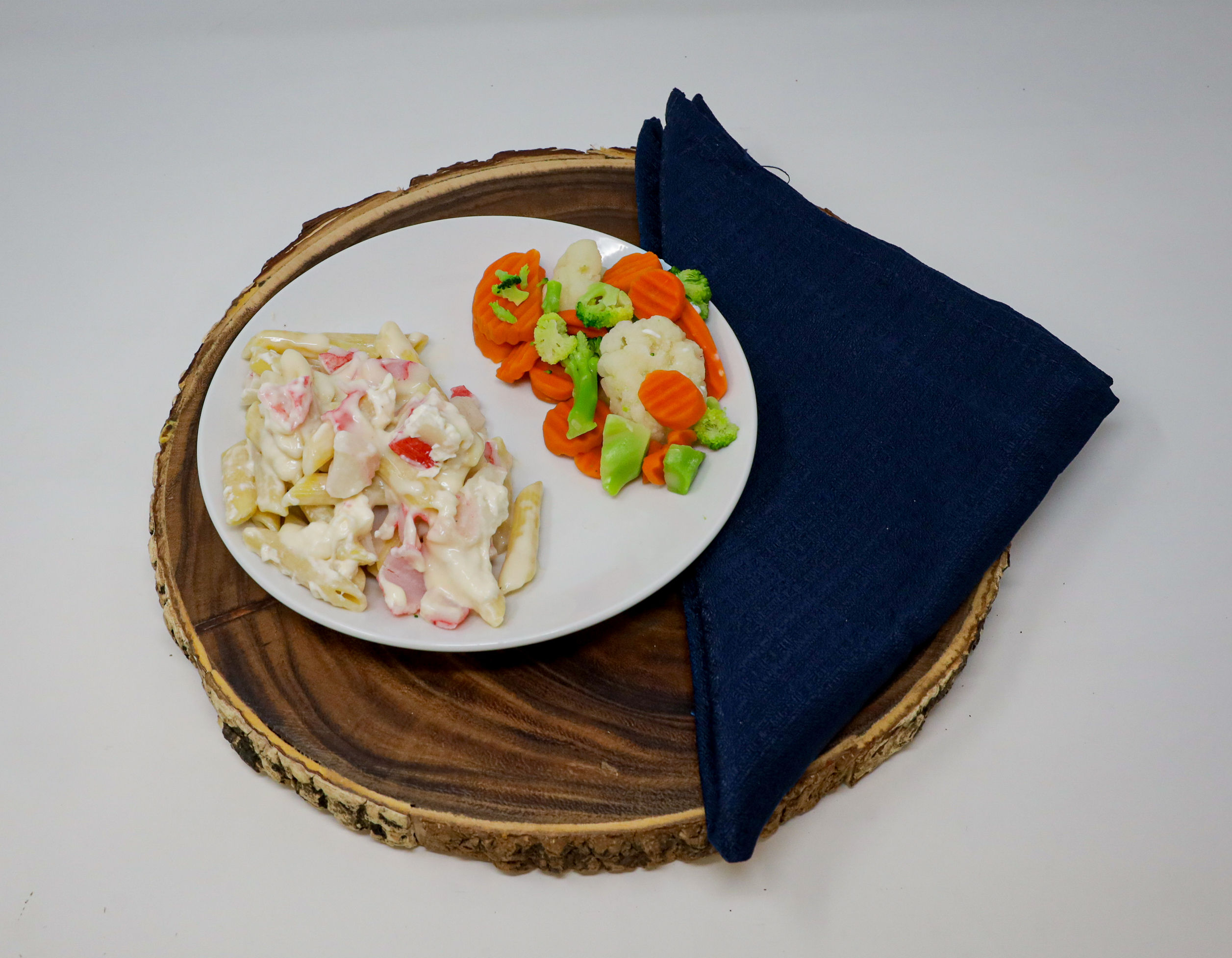 #05 - Crab Alfredo, California Blend Vegetables