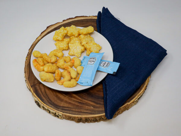 #13 - Popcorn Shrimp, Potato Stars, Tartar Sauce