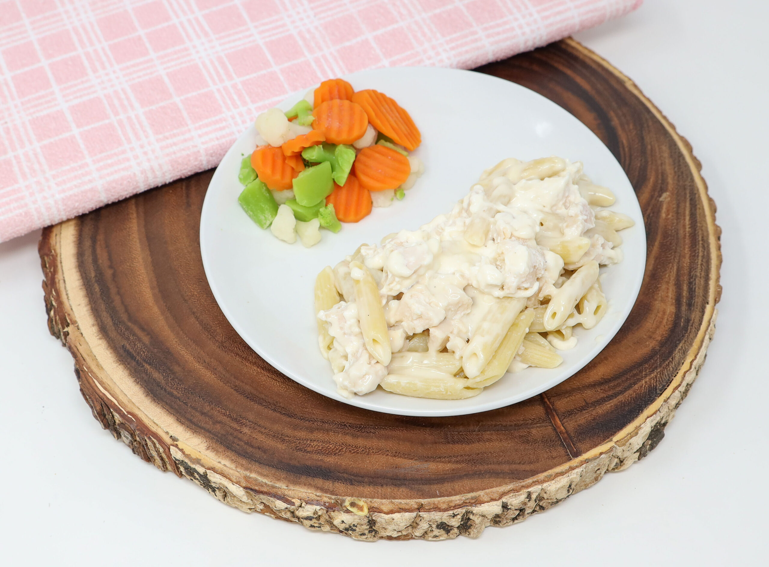 #11 - Chicken Alfredo, California Blend Vegetables