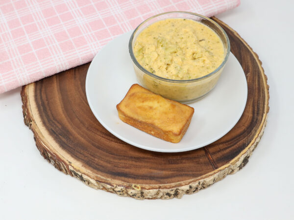 #05 - Broccoli Cheddar Soup, Cornbread