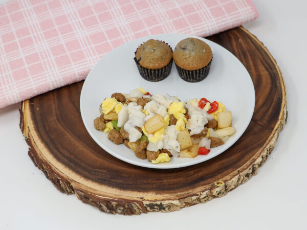 #17 - Breakfast Bowl, Mini Blueberry Muffins